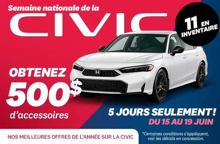 Bannière de L'événement semaine nationale de la Civic